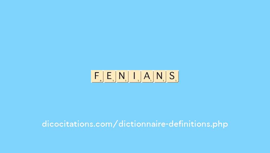 fenians fenians