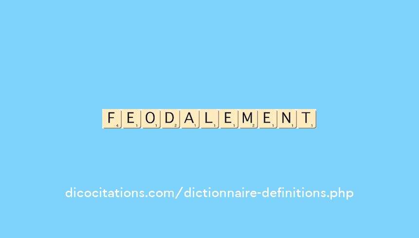 feodalement