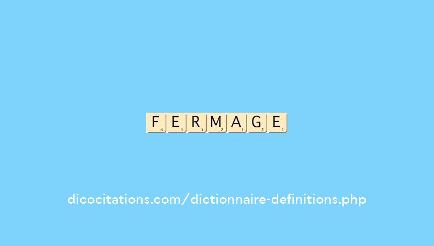 fermage