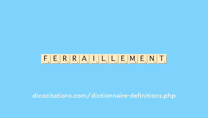 ferraillement ferraillement
