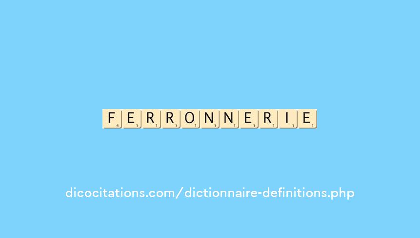 ferronnerie ferronnerie
