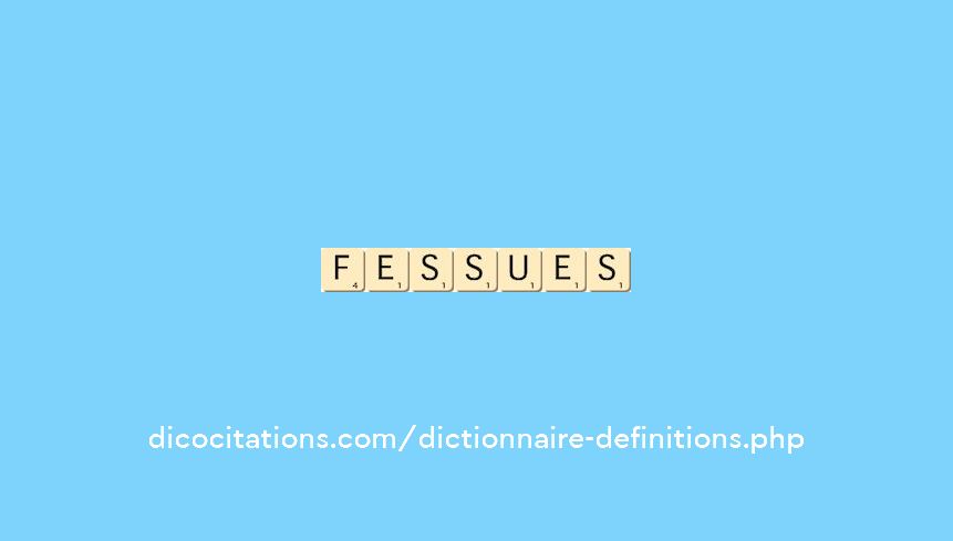 fessues fessues
