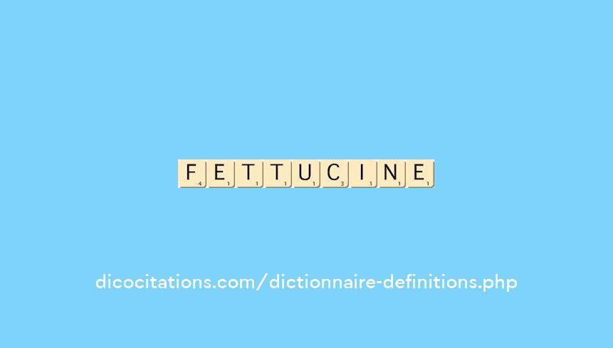 fettucine