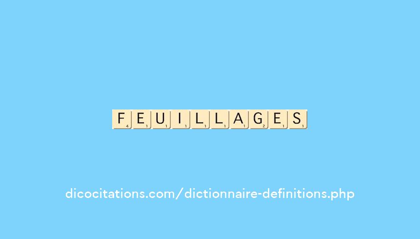 feuillages feuillages