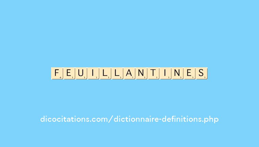 feuillantines feuillantines