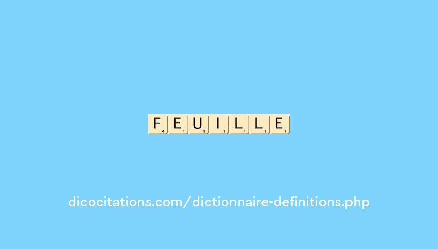 feuille