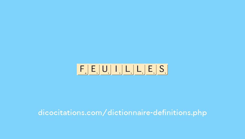 feuilles