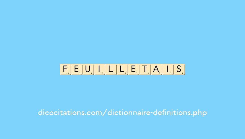 feuilletais feuilletais