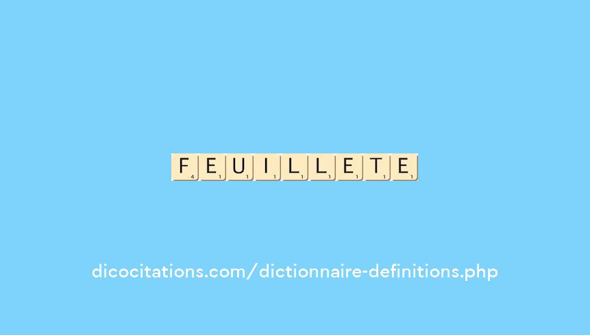 feuillete feuillete