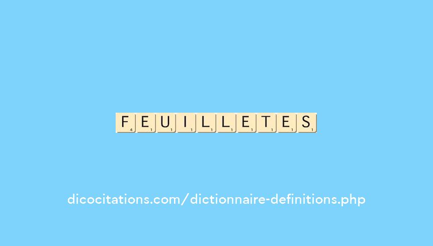feuilletes feuilletes