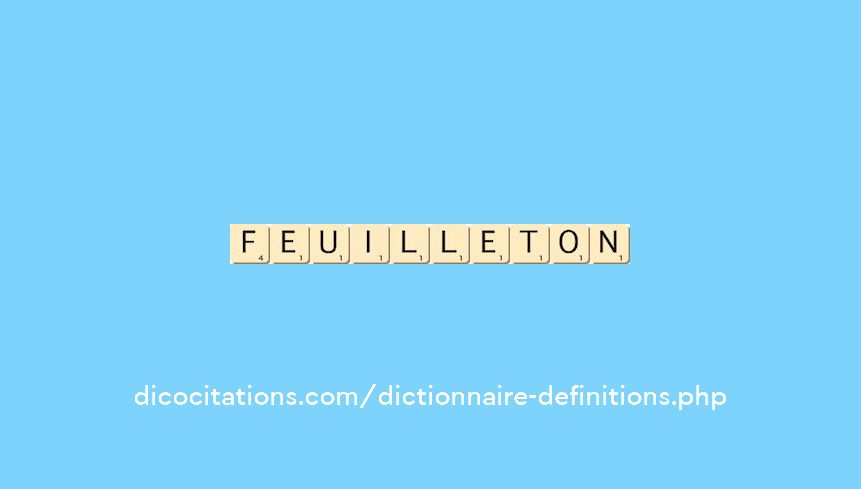feuilleton