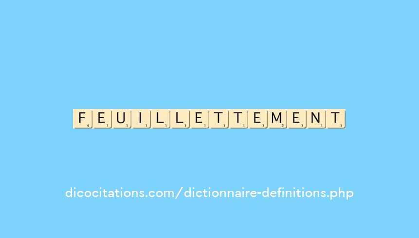 feuillettement