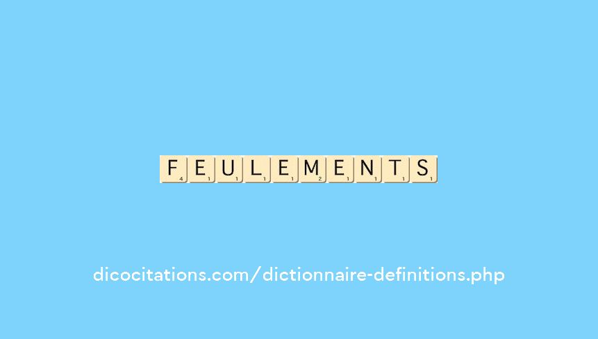 feulements feulements