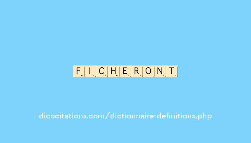 ficheront ficheront