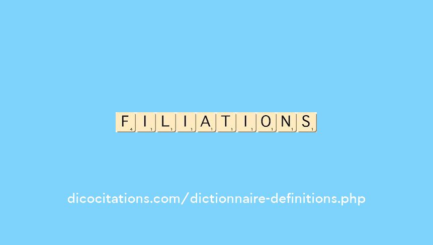 filiations
