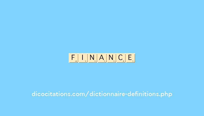 finance