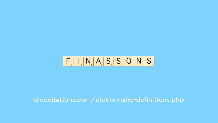 finassons finassons