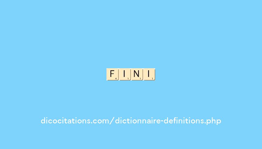 fini fini