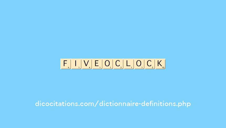 five-o-clock five-o-clock