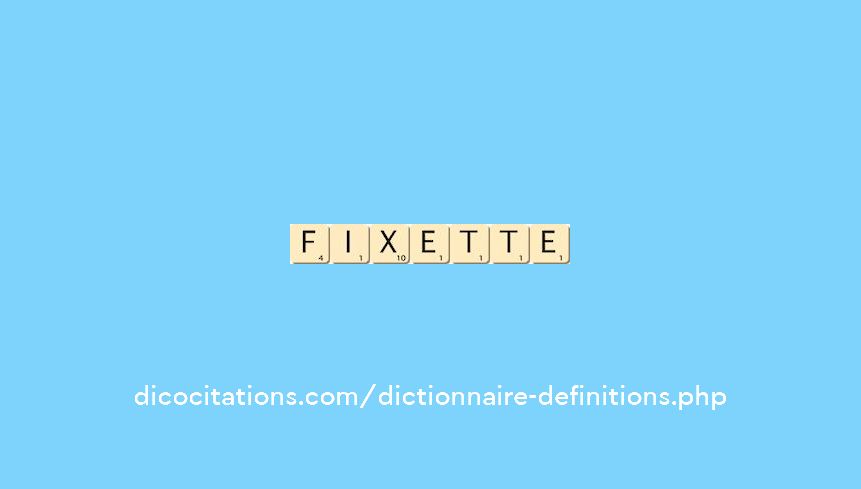fixette fixette