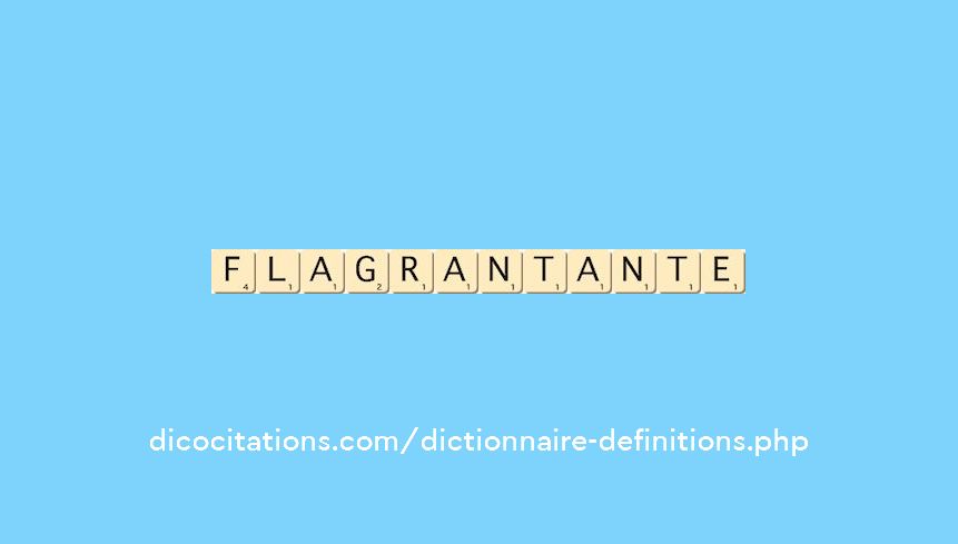 flagrant--ante