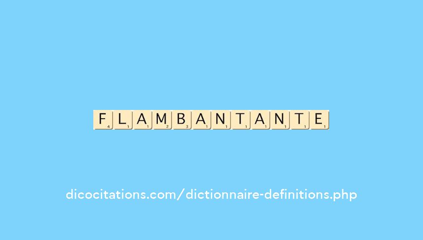 flambant--ante
