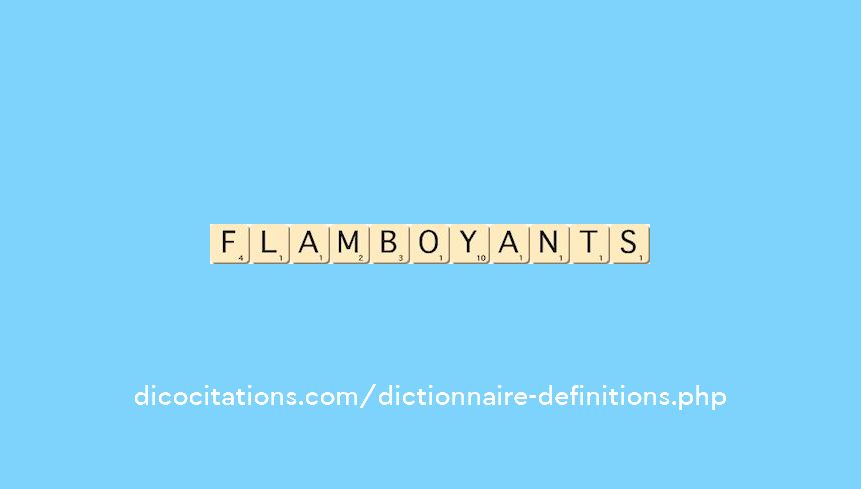 flamboyants flamboyants