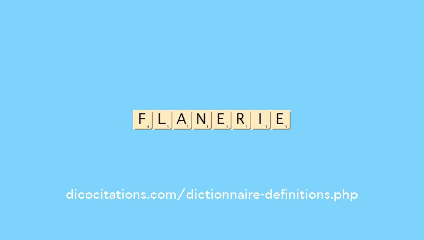 flanerie