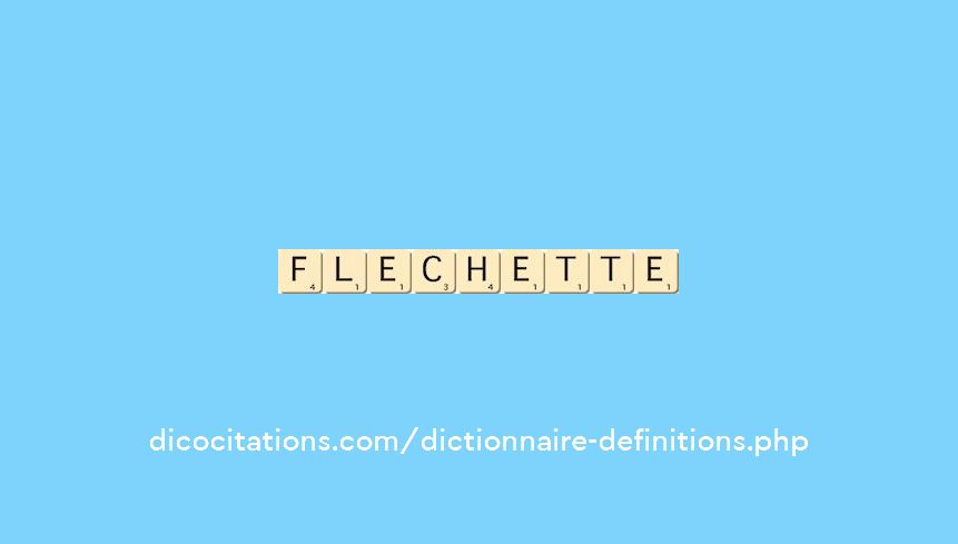 flechette flechette