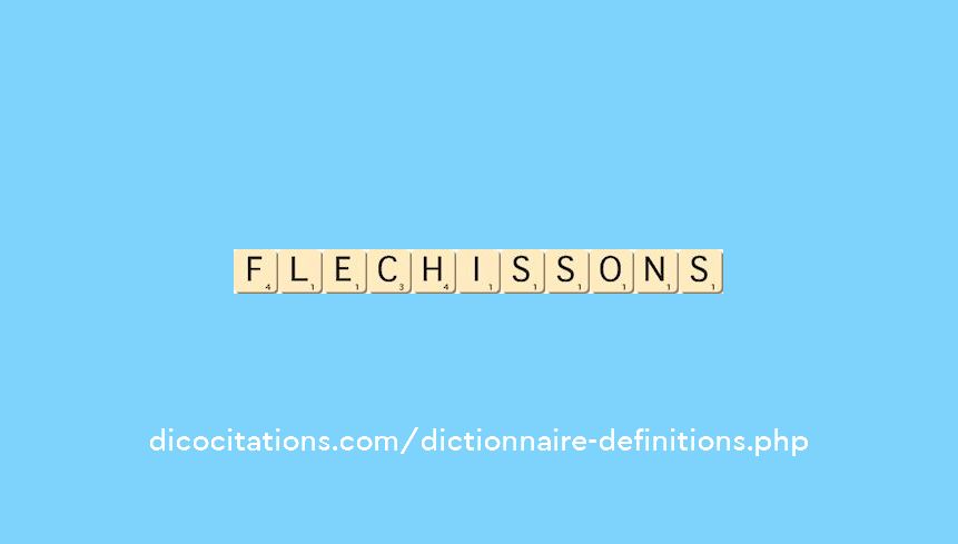 flechissons flechissons