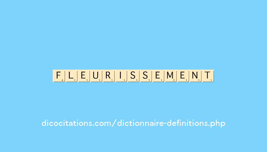 fleurissement fleurissement