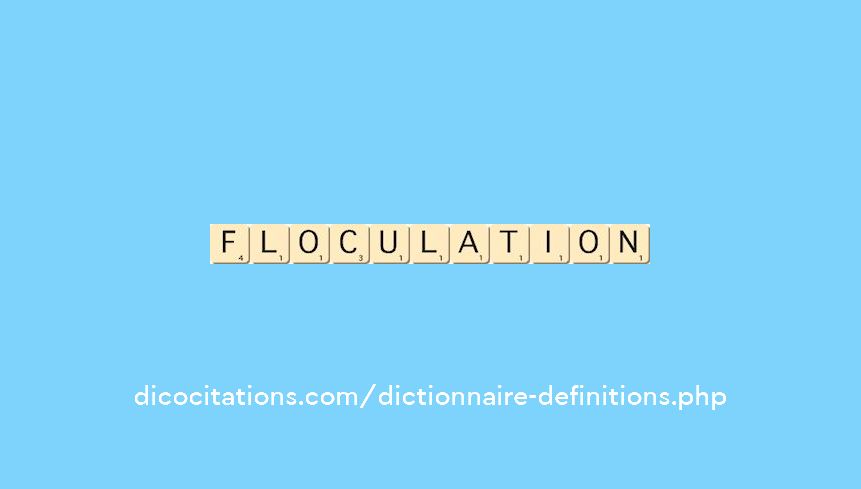 floculation floculation