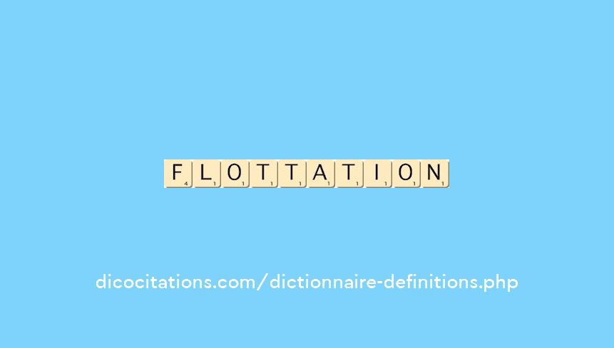 flottation