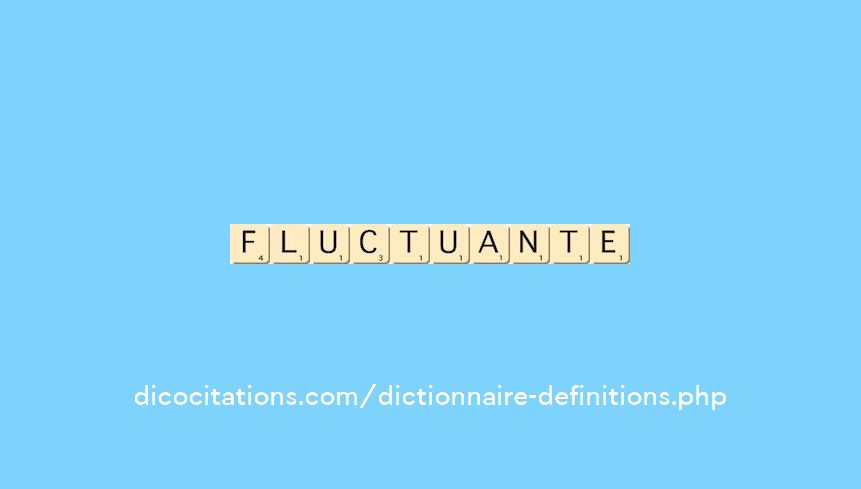 fluctuante