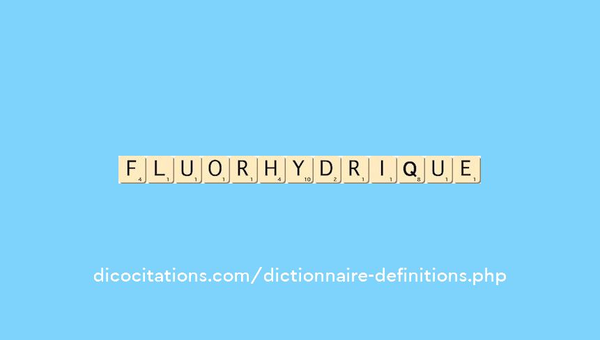fluorhydrique fluorhydrique