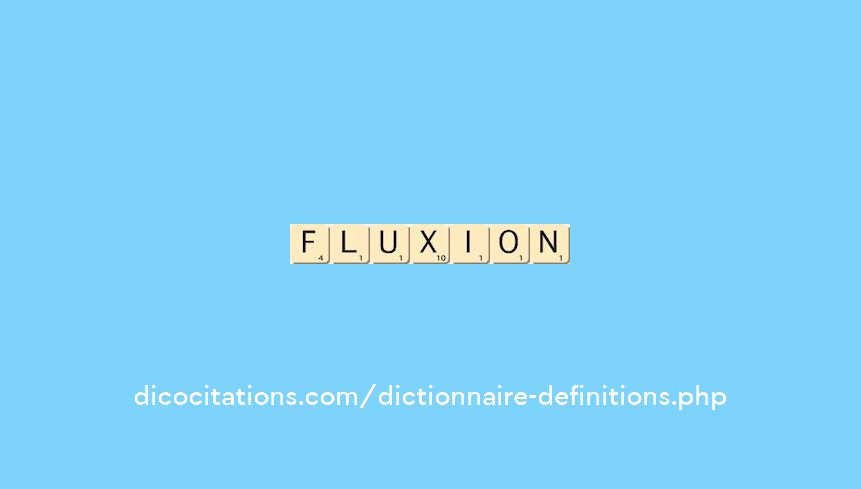 fluxion