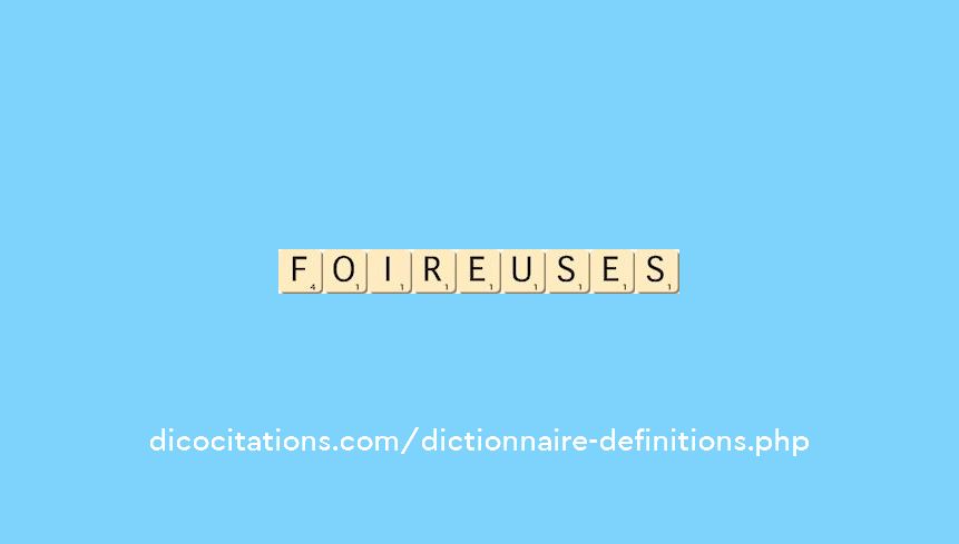 foireuses foireuses