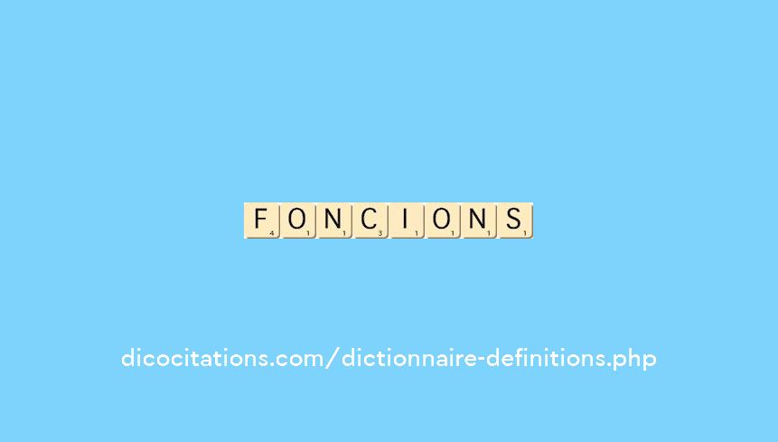 foncions