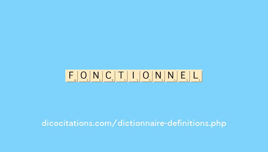 fonctionnel