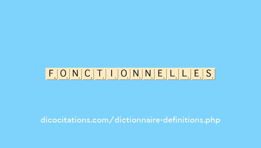 fonctionnelles