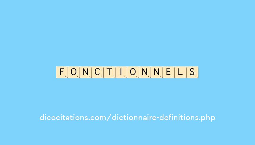 fonctionnels