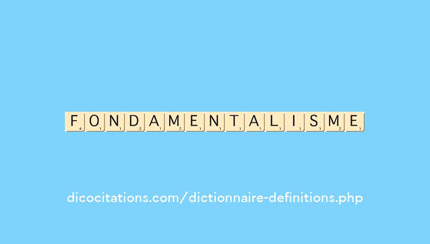 fondamentalisme