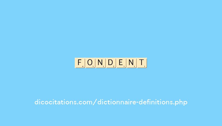 fondent
