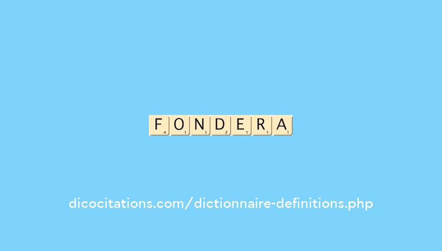 fondera fondera