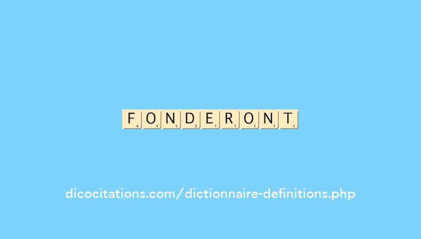 fonderont fonderont