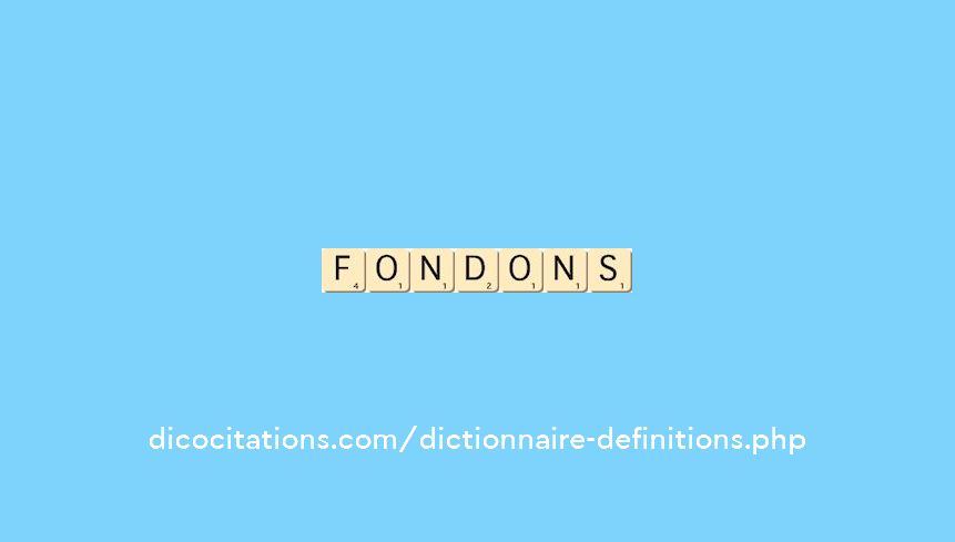 fondons fondons