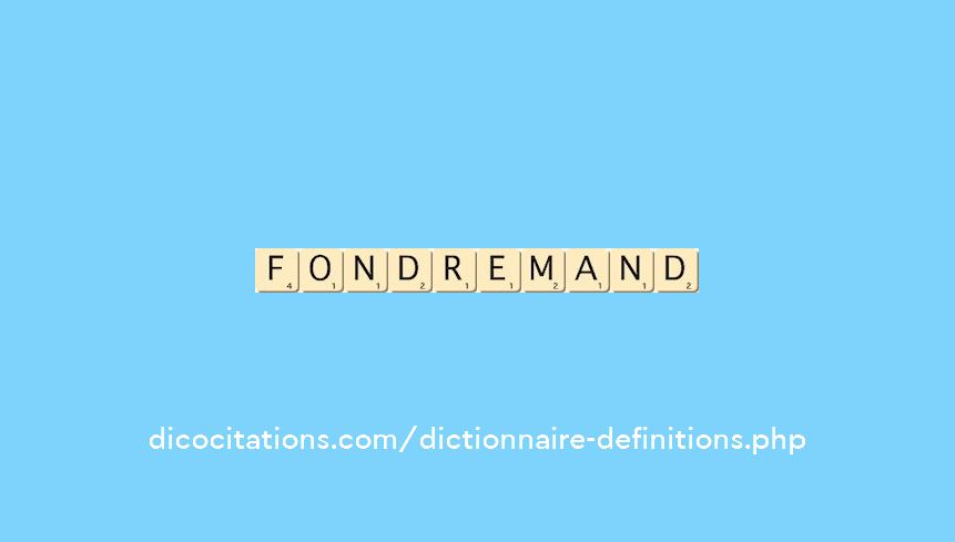 fondremand