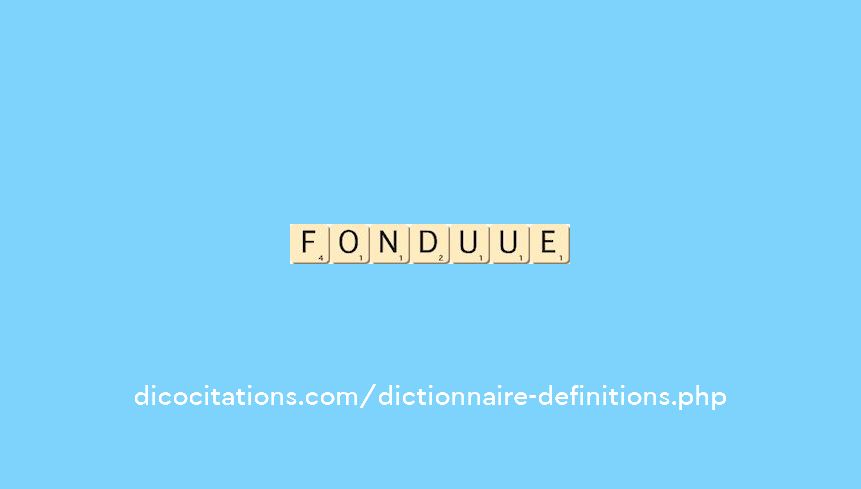 fondu--ue