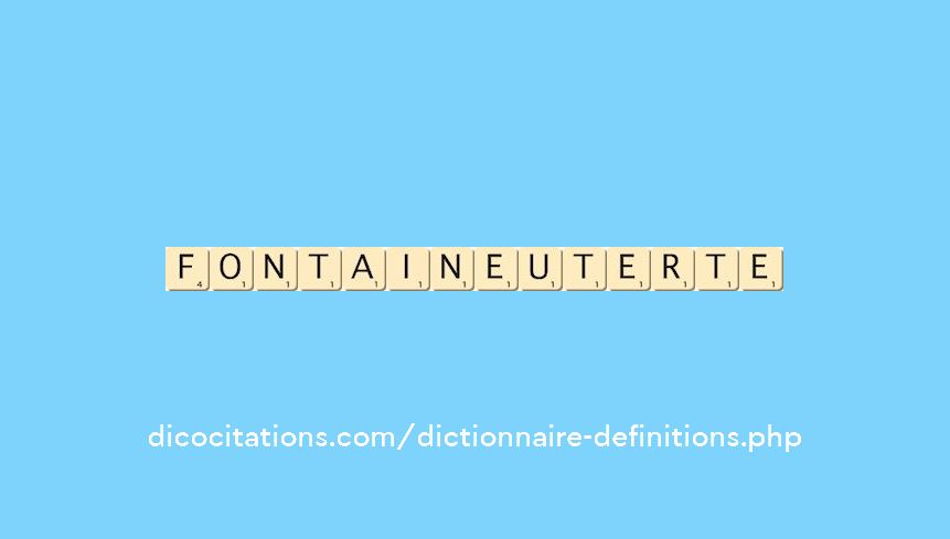 fontaine-uterte