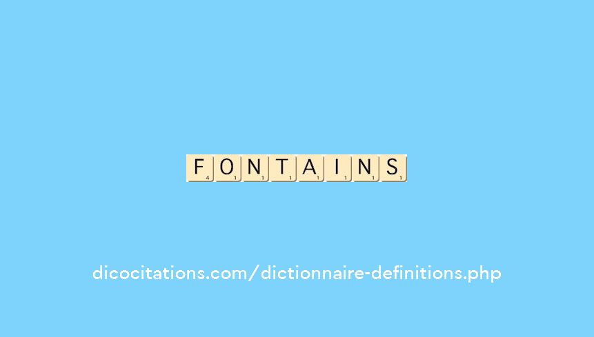 fontains